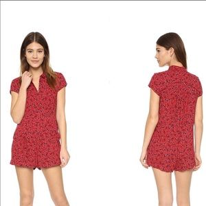 Free People Floral Romper